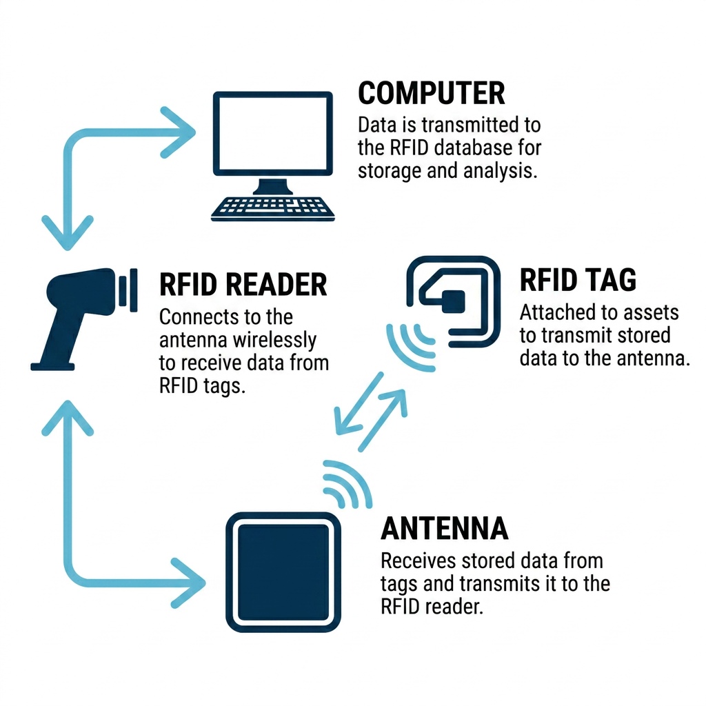 RFID fixed asset management for multi department building RFID inventory process for office equipment