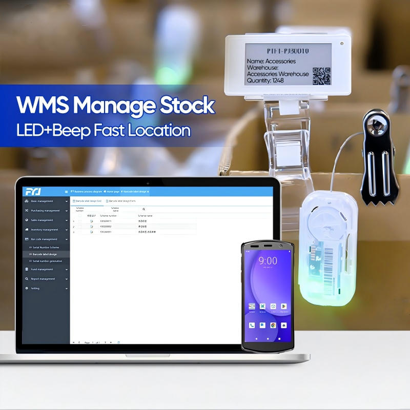 smart inventory software with led light tags