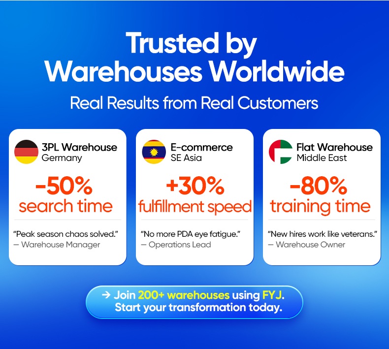 Trusted by Warehouses Worldwide