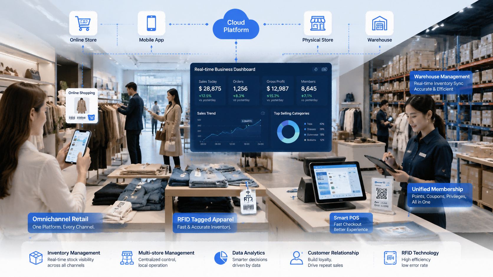 fashion retail management solution Fashion retail management software with omnichannel inventory and POS